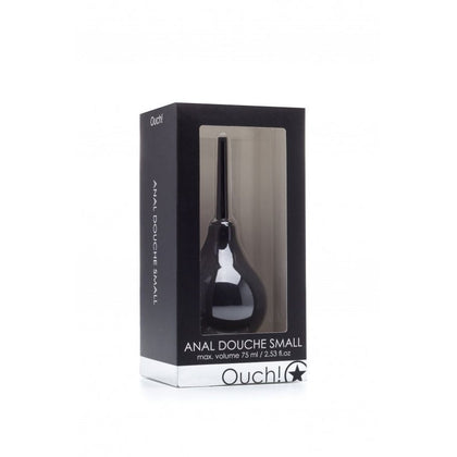 Anal Douche Bondage Black Small - Unisex, Phthalate-Free, Waterproof Cleaning Tool