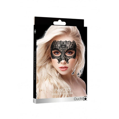 Princess Black Lace Mask - Intricate Venetian Design for Sensual Elegance