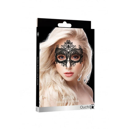 Queen Black Lace Mask - Luxurious Lace Sensual Accessory