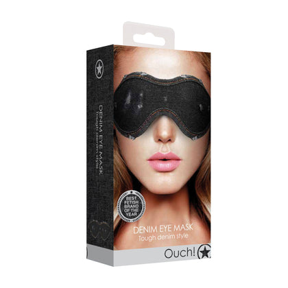 Luxurious Denim Eye Mask - Premium Comfort, Stylish Sensory Exploration, Discreet Design