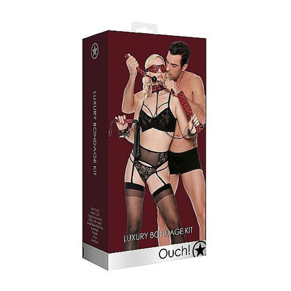 Luxury Bondage Kit - Burgundy
