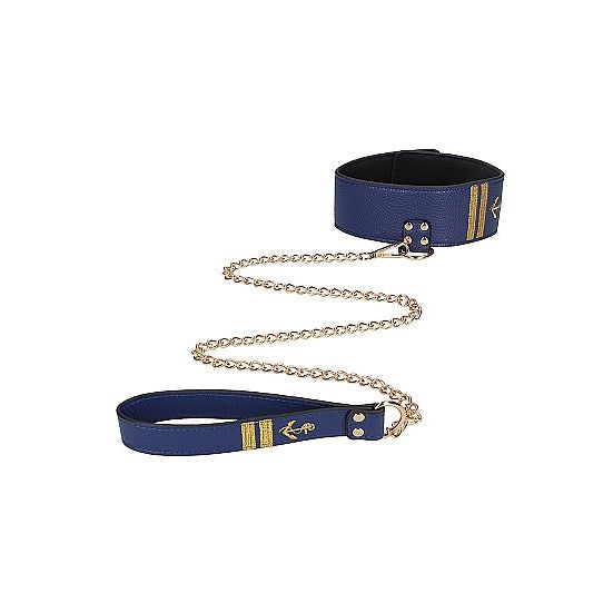 Sailor Bondage Kit: Luxurious BDSM Set with Chic Cuffs, Collar, and Rope