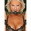Army Themed Breathable Ball Gag by Luxe: Adjustable, Comfortable & Elegant Design