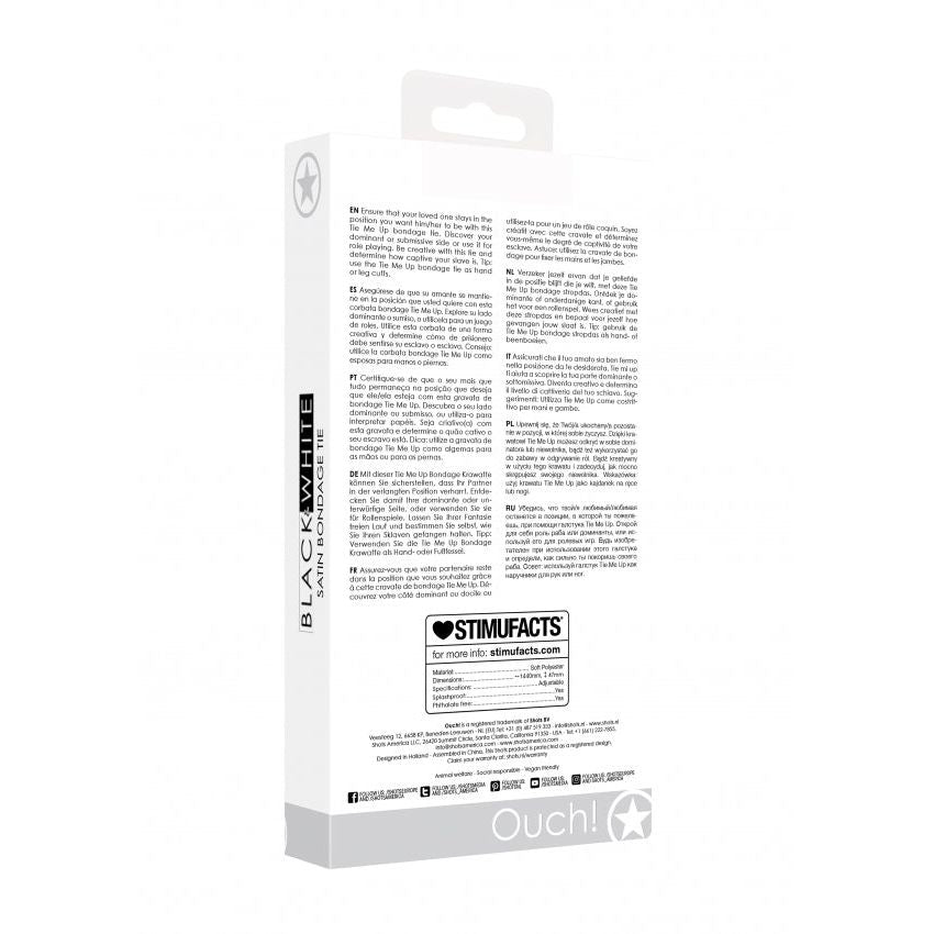 Tie Me Up Satin Bondage Tie - Versatile Polyester Cuffs for Ultimate Role Play