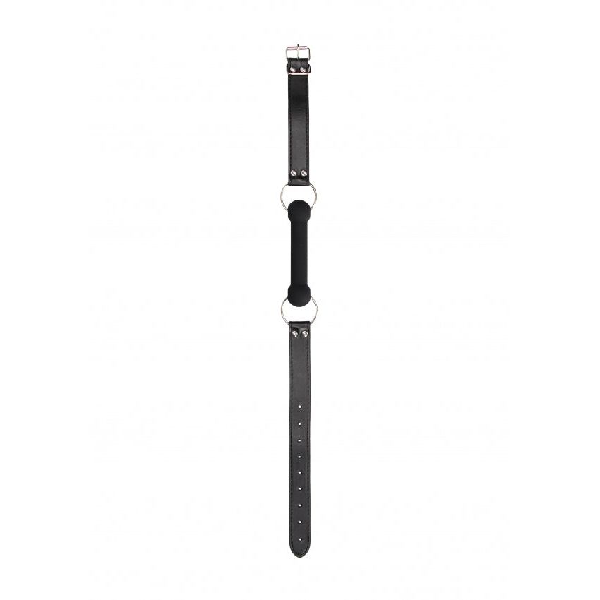 Silicone Bit Gag by LuxeBond - Adjustable Leather Straps for Ultimate Sensation