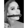 Silicone Bit Gag by LuxeBond - Adjustable Leather Straps for Ultimate Sensation