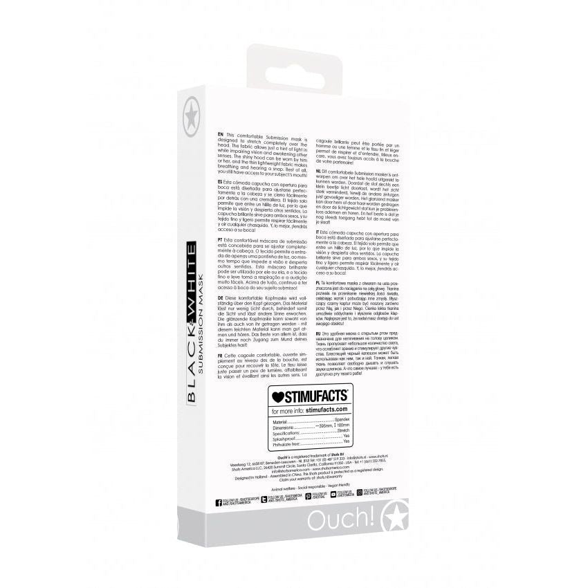 Submission Mask - Open Mouth Design for Elevated Intimacy & Exploration