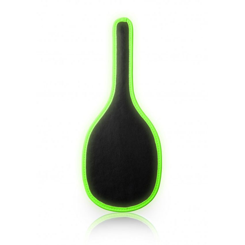 Ouch! Glow in the Dark Bondage Paddle - Exquisite PU Leather for Sensual Play