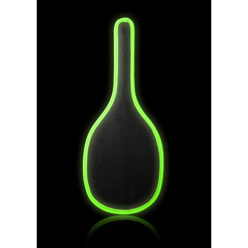Ouch! Glow in the Dark Bondage Paddle - Exquisite PU Leather for Sensual Play