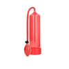 Classic Penis Pump - Red | Premium Silicone, Airtight Seal, Water-Resistant Design