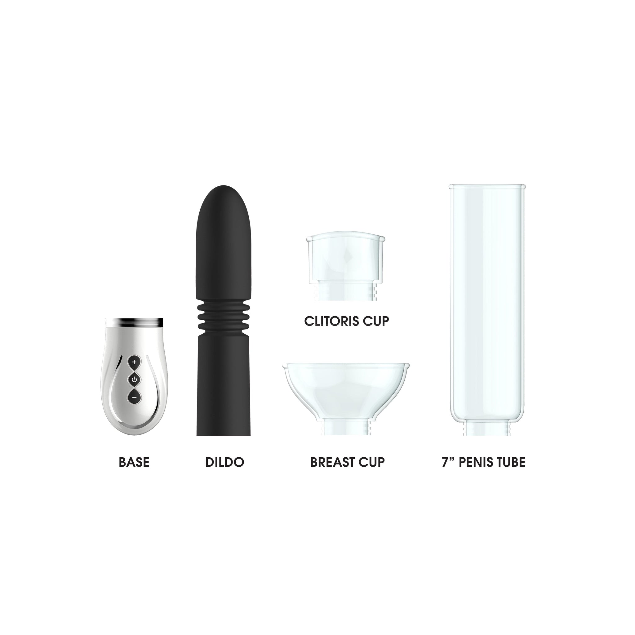 Thruster 4-in-1 Rechargeable Couples Pump Kit - Versatile Pleasure & Vibration