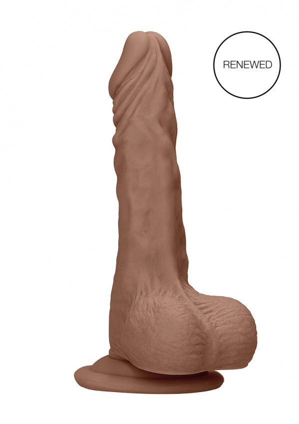 Tan Dong with Testicles 10'' - Realistic Velvet-Skin Dildo with Suction Cup Base