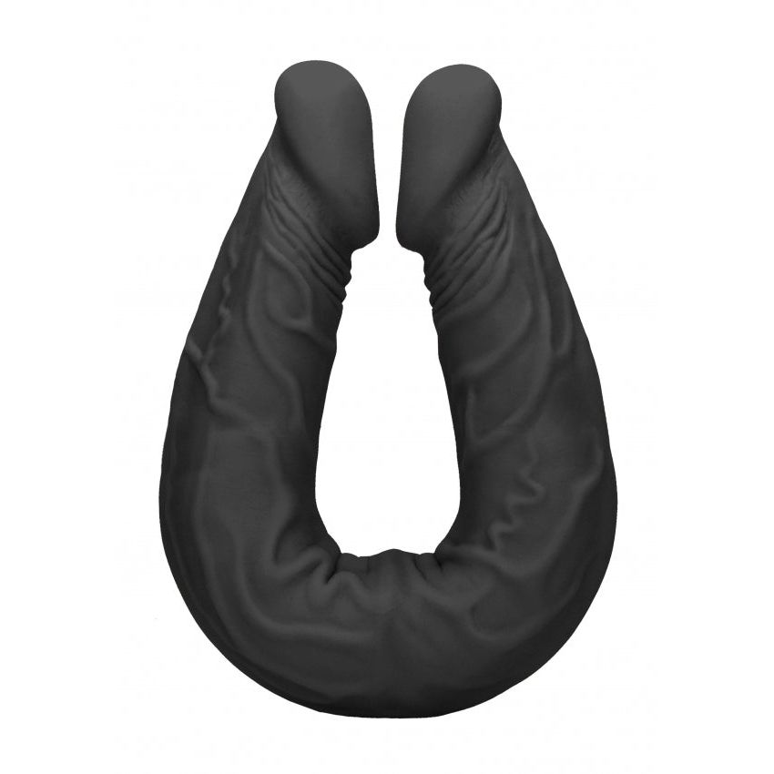 Double Dong 14'' - Black | Luxurious Realistic Pleasure, Phthalate-Free Design
