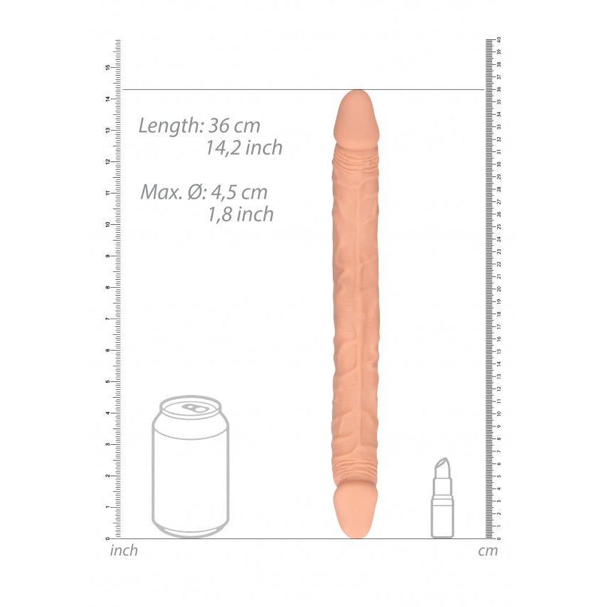 Luxurious Double Dong 14'' - Velvet-Soft, Body-Safe, Waterproof Pleasure Enhancer