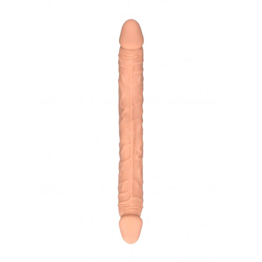 Double Dong 18'' - Flesh | Luxurious Double-Ended Pleasure, Waterproof & Body-Safe