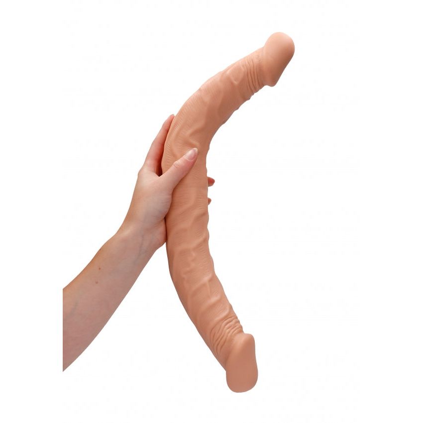 Double Dong 18'' - Flesh | Luxurious Double-Ended Pleasure, Waterproof & Body-Safe