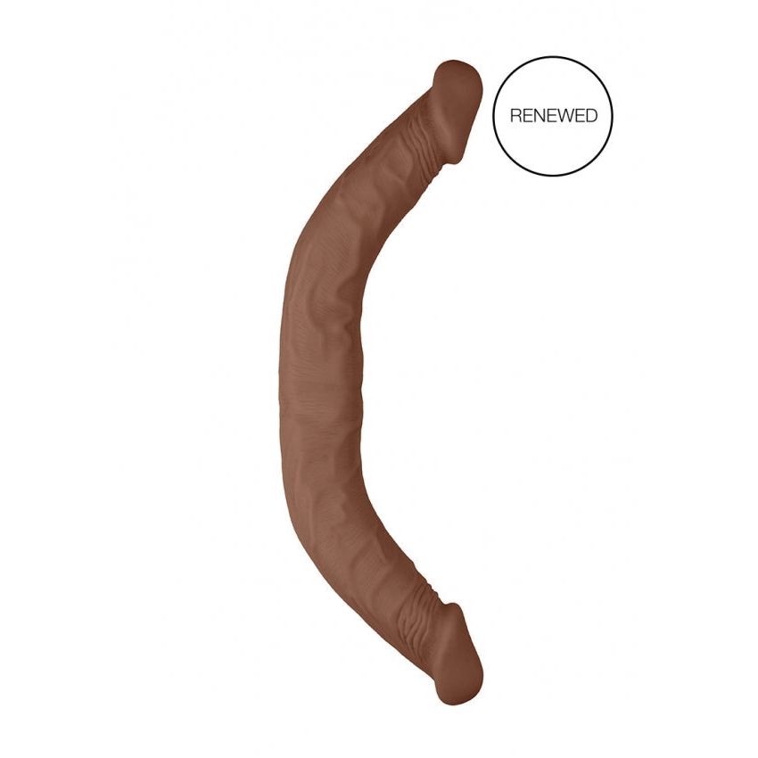 Luxurious 18'' Double Dong - Tan, Realistic & Body-Safe