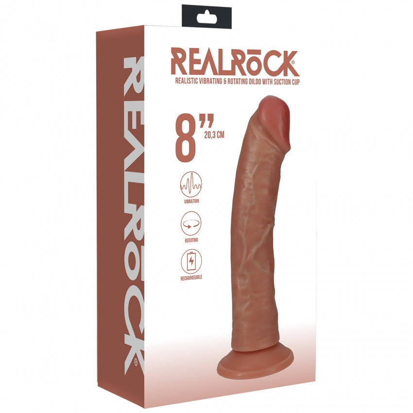 RealRock Ultra Realistic Skin Vibrating Dildo - 8