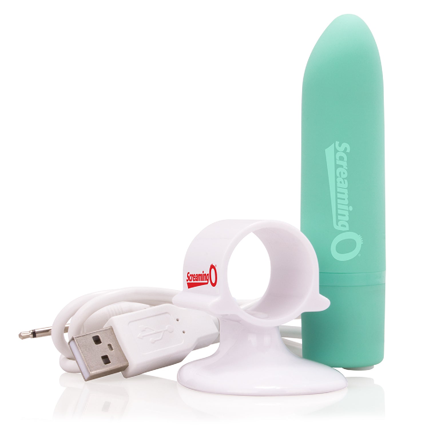 Charged Positive Vibe Grey: Waterproof Rechargeable Massager with 20 Vibrations