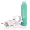 Charged Positive Vibe Grey: Waterproof Rechargeable Massager with 20 Vibrations