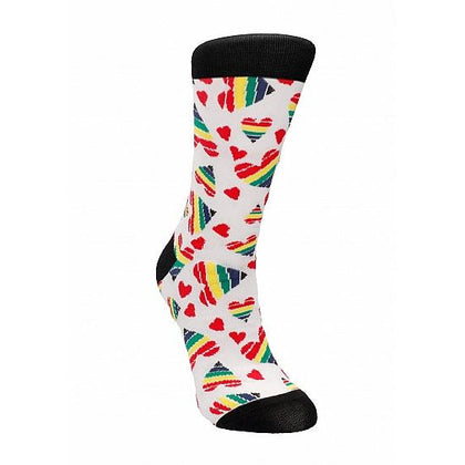 Enchanting Happy Hearts Socks - Luxurious Comfort for Sizes 36-41 in Sexy Style