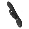Taka - Black Luxurious 3-Motor Vibrator with G-Spot & Clitoral Stimulation