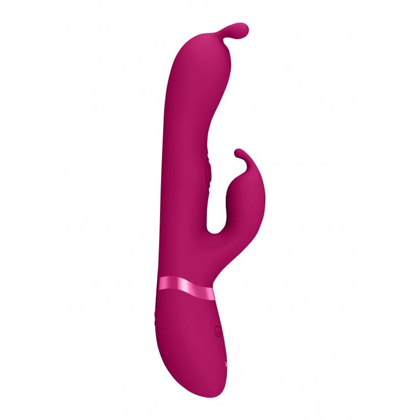 Gada Premium Pink Vibrating Bunny Ear G-Spot Rabbit with 10 Powerful Functions