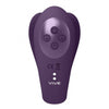 Yoko Triple Action Vibrator with Dual Prongs & Clitoral Pulse Wave - Purple