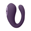 Yoko Triple Action Vibrator with Dual Prongs & Clitoral Pulse Wave - Purple