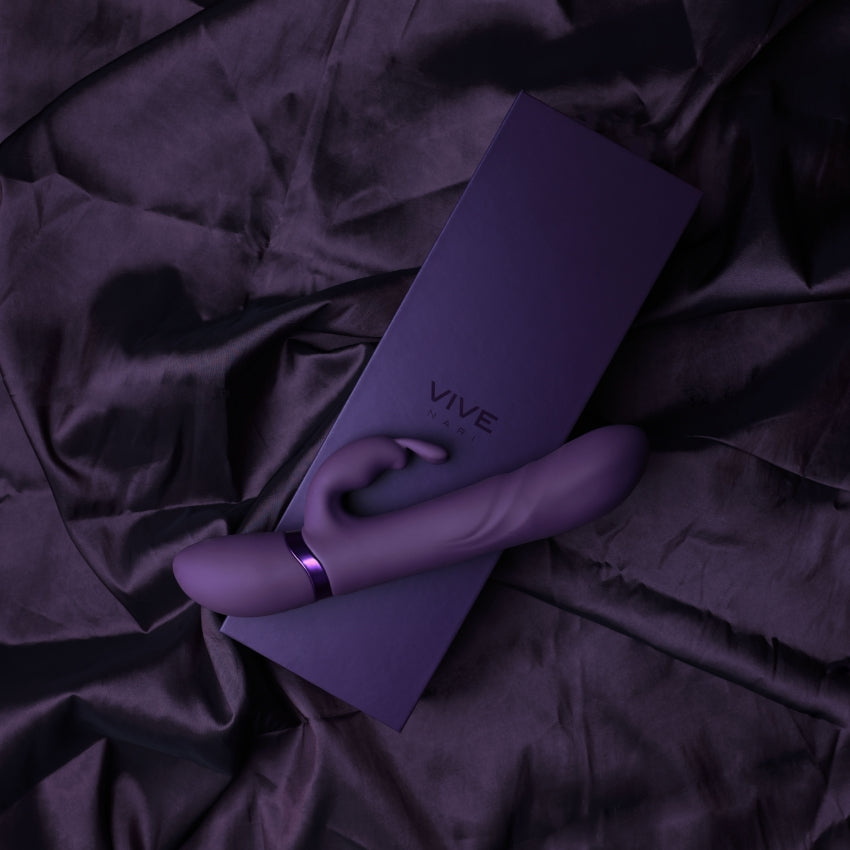 Nari by VIVE - Premium Vibrating & Rotating G-Spot Rabbit, Waterproof Pleasure
