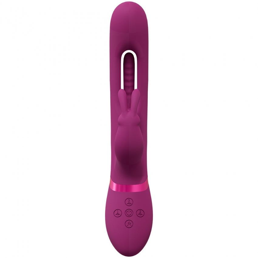 VIVE Mika - Luxurious Rechargeable Triple Motor Rabbit Vibrator with G-Spot Flap