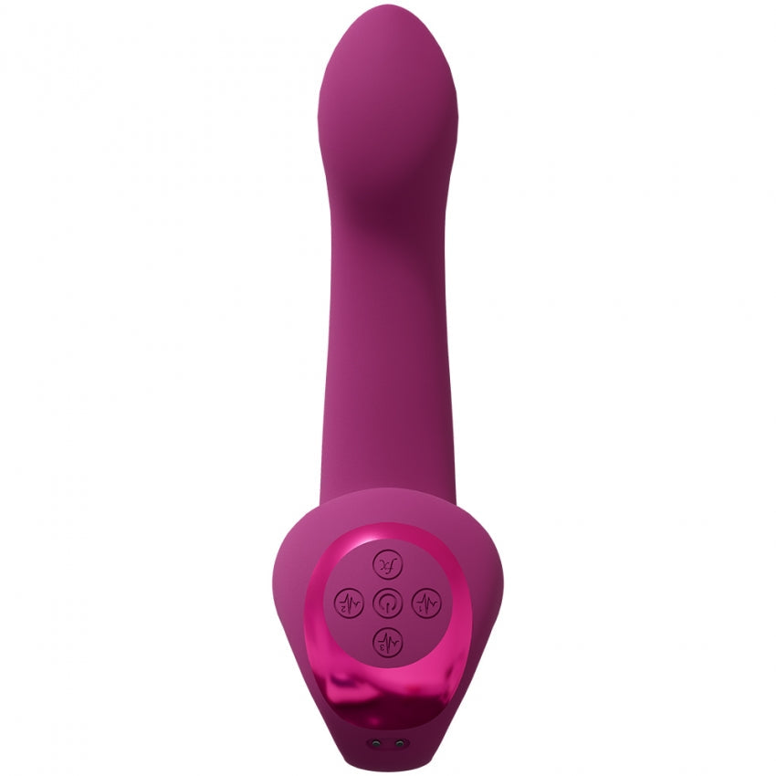 VIVE Riko Triple Motor Vibrator - Waterproof G-Spot & Clitoral Pulsator, Pink