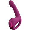 VIVE Riko Triple Motor Vibrator - Waterproof G-Spot & Clitoral Pulsator, Pink
