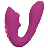 VIVE Yuki Rechargeable G-Spot Vibrator with Dual Motors & Massaging Beads - Pink