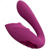 VIVE Yuki Rechargeable G-Spot Vibrator with Dual Motors & Massaging Beads - Pink