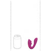 VIVE Yuki Rechargeable G-Spot Vibrator with Dual Motors & Massaging Beads - Pink