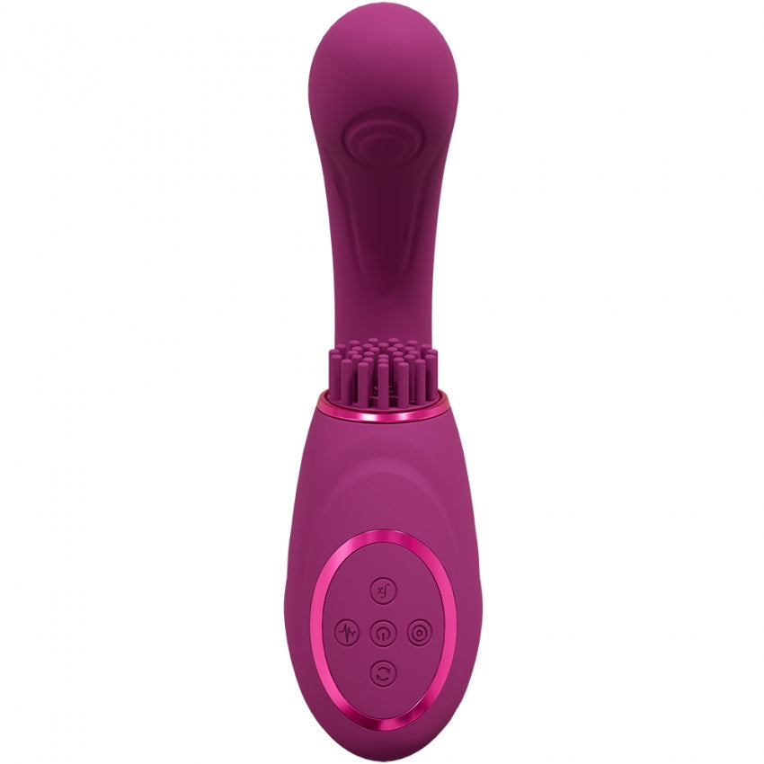VIVE Gen Triple Motor G-Spot Vibrator - Rechargeable, Waterproof, 10 Speeds
