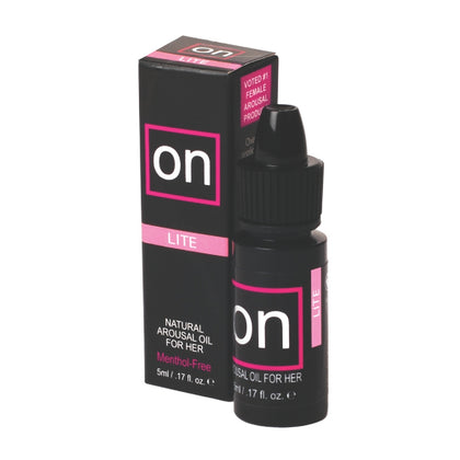 Sensuva ON Arousal LITE Oil 5ml - Gentle Buzzing Sensation for Enhanced Pleasure
