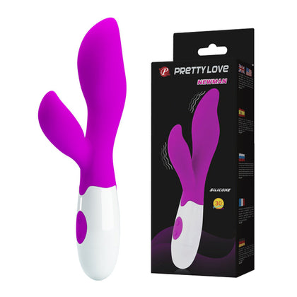 Battery Vibe Newman Purple & White Rabbit: 30 Vibration Functions for Ultimate Pleasure