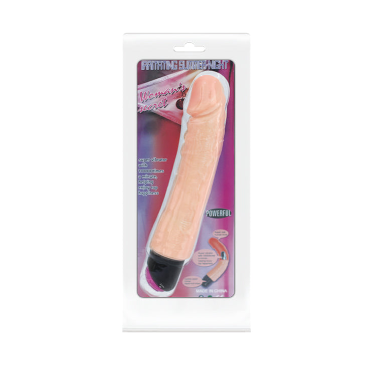 G Spot Dildo Vibrator Flesh - 8 Inch Curved Multi-Speed Pleasure Tool