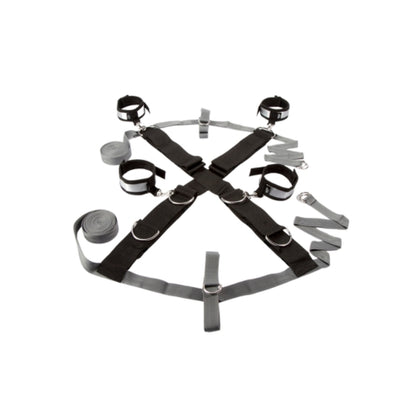 Fifty Shades of Grey Keep Still Over the Bed Cross Set in Silver: Surrender to Passion - Adult Naughty Store