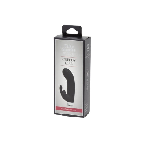 Midnight Indulgence: Petite Black Greedy Girl Rabbit Vibrator - Adult Naughty Store