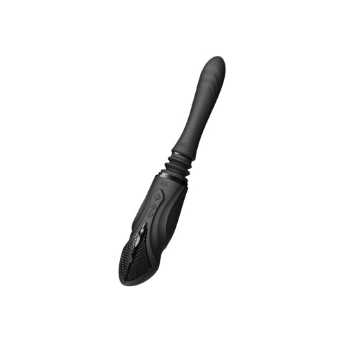 Introducing the ZALO SESH-001 Telescopic Thrusting Sex Machine (Turquoise Green) for Unisex Full-Body Pleasure - Adult Naughty Store