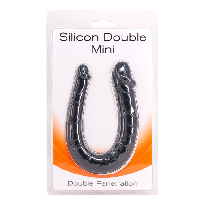 Silicone Double Mini: Tapered Dual Dong for Ultimate Pleasure & Flexibility