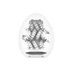TENGA Spiral Hard Gel Egg - Innovative Male Masturbator Model EG-GLH-C01 for Exquisite Sensations - Black - Adult Naughty Store