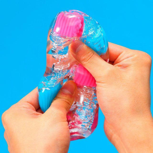 TENGA Bobble Crazy Cubes Male Masturbator - Bouncing and Bumping Sensations for Wild Pleasure - Model XYZ123 - Black - Adult Naughty Store