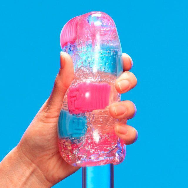 TENGA Bobble Crazy Cubes Male Masturbator - Bouncing and Bumping Sensations for Wild Pleasure - Model XYZ123 - Black - Adult Naughty Store