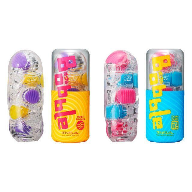 TENGA Bobble Crazy Cubes Male Masturbator - Bouncing and Bumping Sensations for Wild Pleasure - Model XYZ123 - Black - Adult Naughty Store