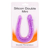 Silicone Double Mini: Tapered Dual Dong for Ultimate Pleasure & Flexibility