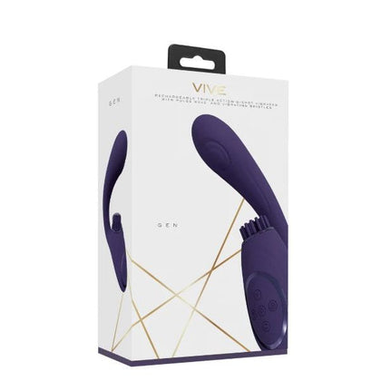 VIVE Gen Triple Motor G-Spot Vibrator - 10 Speed, Pulse Wave, Waterproof Luxury